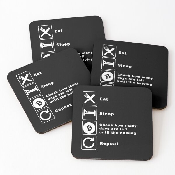 Item preview, Anticipating Bitcoin Halving designed and sold by NaNaSpaceStore.