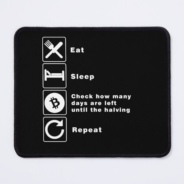 Item preview, Anticipating Bitcoin Halving designed and sold by NaNaSpaceStore.