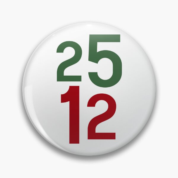 Artikelvorschau, 25 12 Zahlen Weihnachtstag Rot und Grün entworfen und verkauft von OneThreeSix.