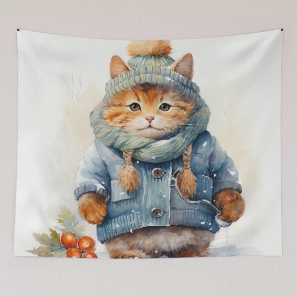 Item preview, Cat's Cozy Season: Feline Charm designed and sold by LittleLuvies.