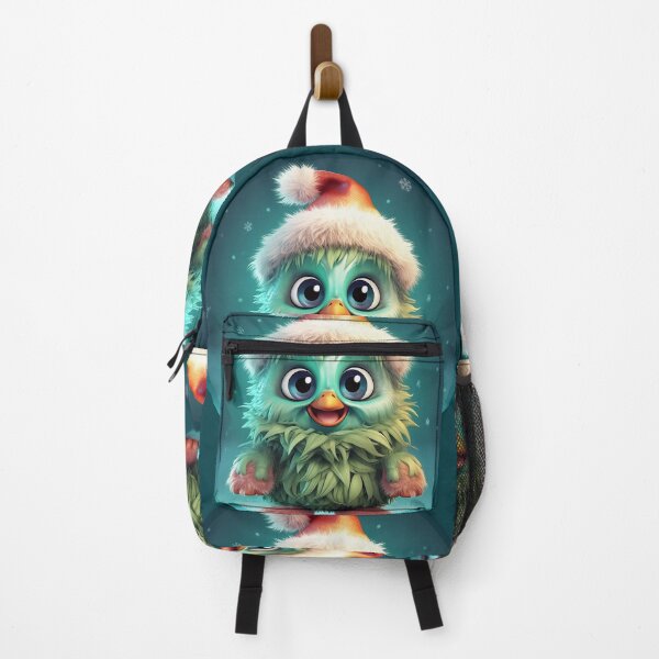 Item preview, Cute Fluffy Christmas Chicken Monster designed and sold by mariasharara.