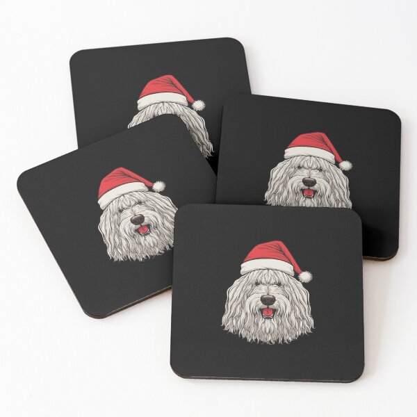 Item preview, Kawaii Komondor Christmas designed and sold by CUTEDOGGIEZ.