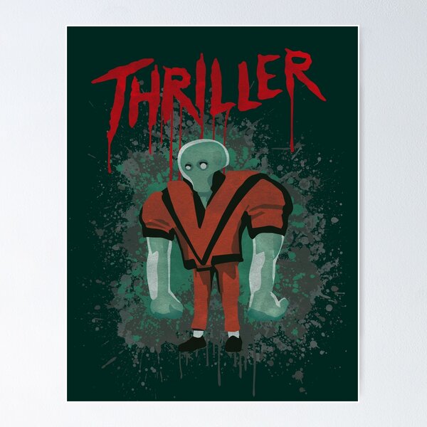 THRILLER - Zombie caricature Poster