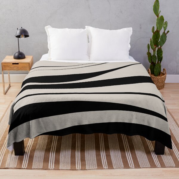 Item preview, Wavy Illustration Design Black and Beige 14 designed and sold by PAPER MOON art & design.