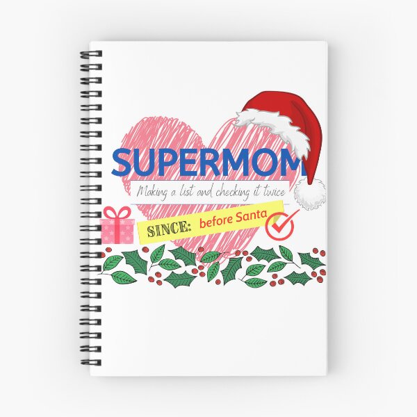 Item preview, Supermom Santa checking that list twice! designed and sold by TheresaMarieNZ.