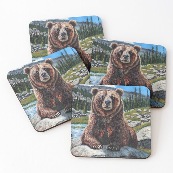 Item preview, Bear on a River designed and sold by Daniel Eskridge.