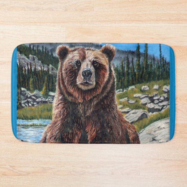 Item preview, Bear on a River designed and sold by Daniel Eskridge.