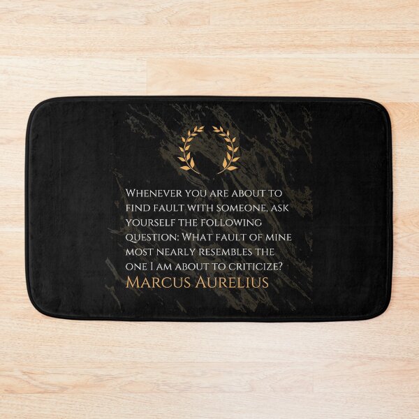Item preview, Marcus Aurelius' Guiding Principle: Self-Reflection Before Criticism designed and sold by DoseOPhilosophy.