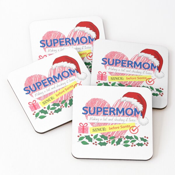 Item preview, Supermom Santa checking that list twice! designed and sold by TheresaMarieNZ.