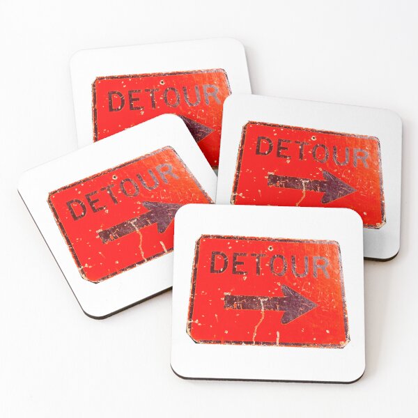 Item preview, Detour Sign, Detour Street Sign, Orange Street Signage designed and sold by BubbaCommerce.