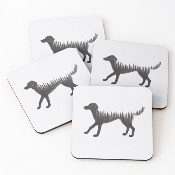 Item preview, Minimalist Forest and Dog Artistry designed and sold by Doddlaix.