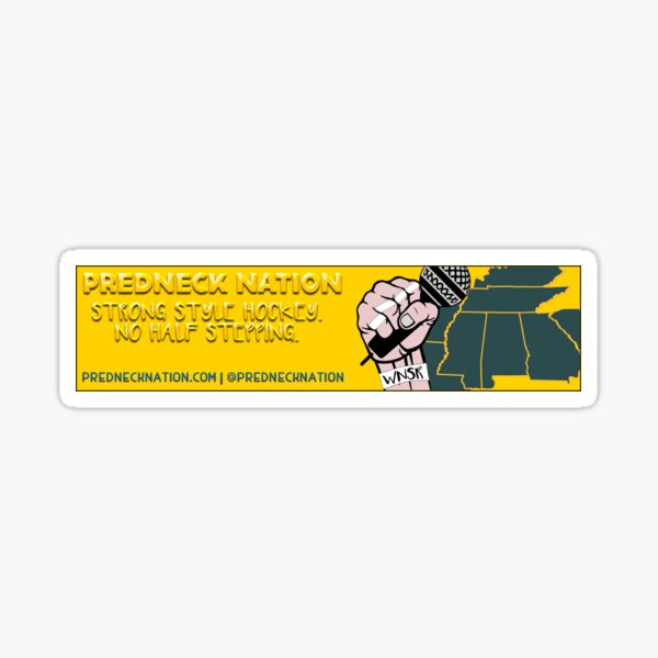 Predneck Nation Strong Style Sticker Sticker