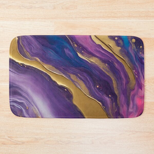 Item preview, Abstract Flow Art- Blue Purple Pink and Gold designed and sold by artcolory.