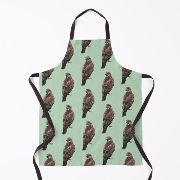 Item preview, B is for Buzzard,Buzzard Artwork – Majestic Bird of Prey Illustration and Woodland Wildlife Design designed and sold by PrettylittlepastelUk.