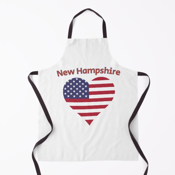 Item preview, New Hampshire American Flag Heart designed and sold by Queen1120.