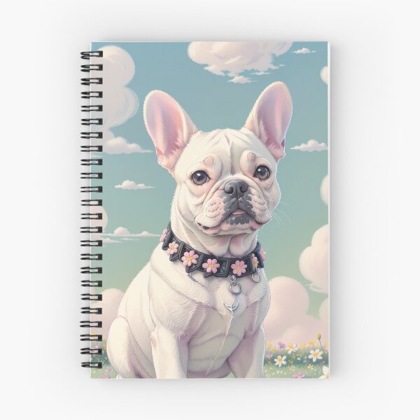 Item preview, White french bulldog artwork designed and sold by Tio-Tecun.