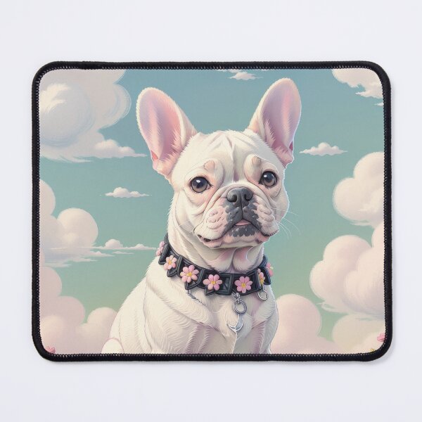 Item preview, White french bulldog artwork designed and sold by Tio-Tecun.