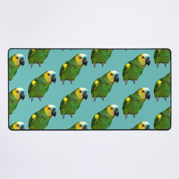 Item preview, B is for Blue Fronted Amazon Parrot,Blue-Fronted Amazon Parrot Artwork – Vibrant Tropical Bird Illustration and Exotic Wildlife Design designed and sold by PrettylittlepastelUk.