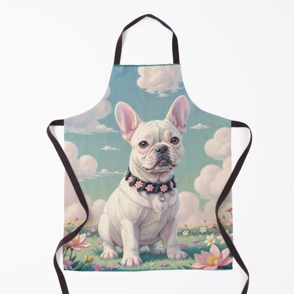 Item preview, White french bulldog artwork designed and sold by Tio-Tecun.