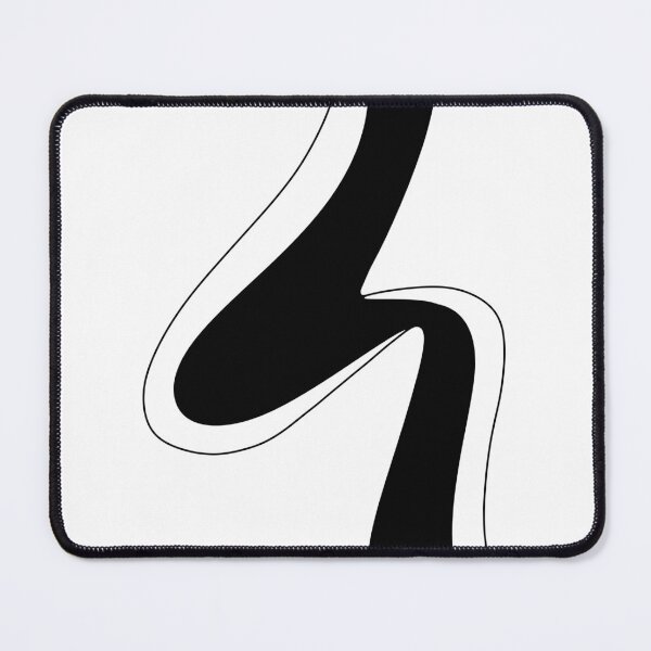 Item preview, Organic Shapes and Lines Black and White 2/2 designed and sold by lbestdesigns.