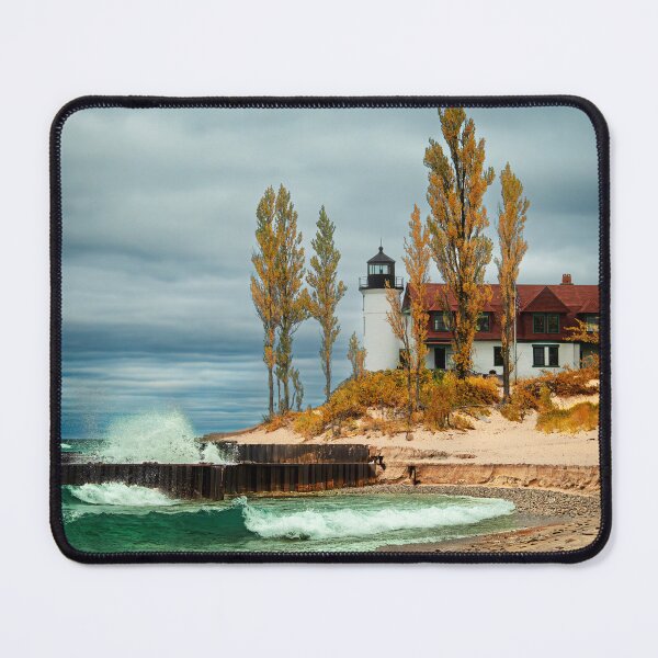 Item preview, Point Betsie Lighthouse in Fall designed and sold by Roger  Swieringa.