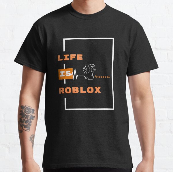 Roblox I'd Rather Be Playing Roblox T-shirt Funny 