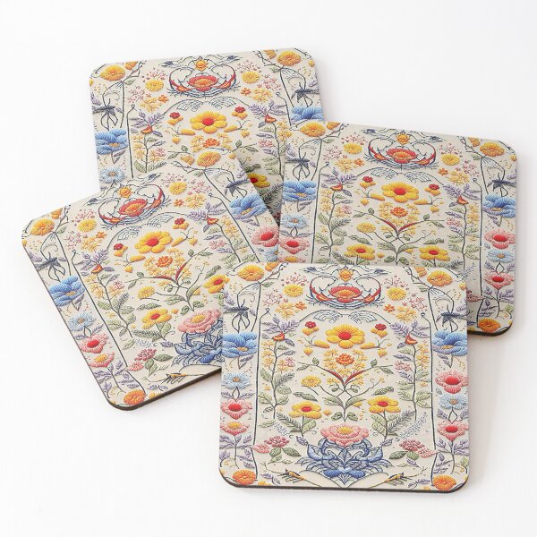Item preview, Multiflowers Embroidery.  designed and sold by Giulivo Store Graphic.