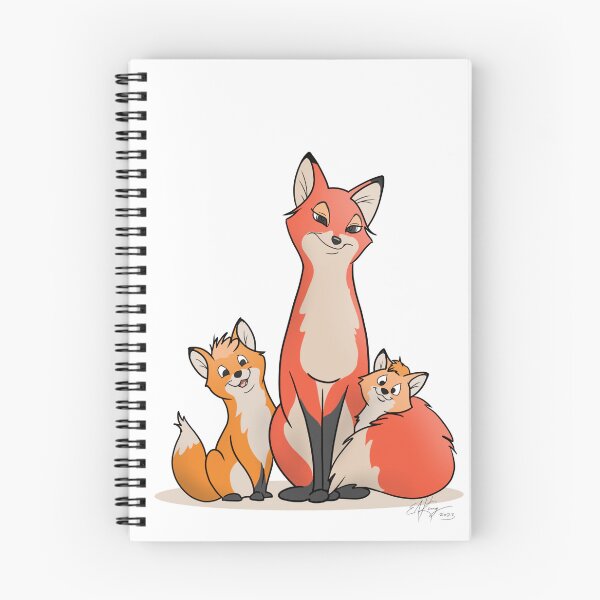 Item preview, Happy Fox Family designed and sold by Emily King Fine Art.