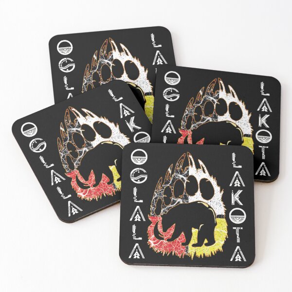 Item preview, Oglala Lakota Medicine Wheel Bear Paw Native Americans designed and sold by mixedshop.