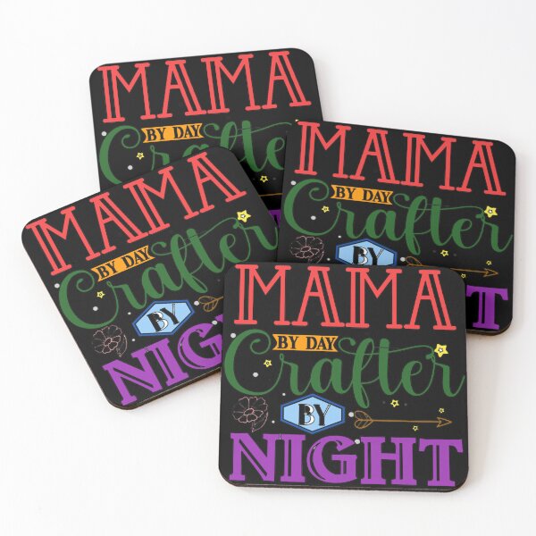 Item preview, Mama By Day Crafter By Night designed and sold by Ink Rebellion.