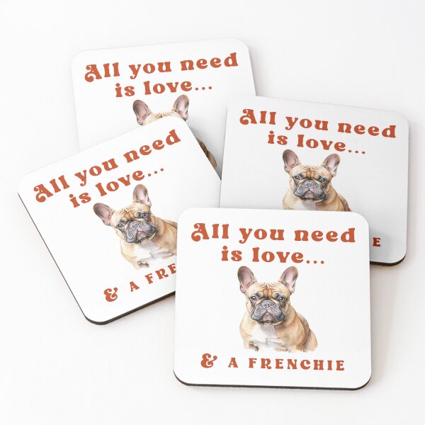 Item preview, All you need is love and a Frenchie  designed and sold by doodle189.
