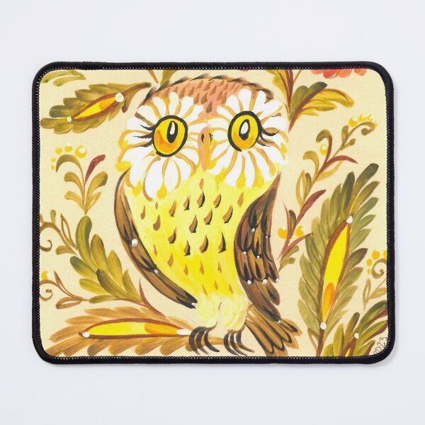 Item preview, Petrykivka Owl designed and sold by Redilion.