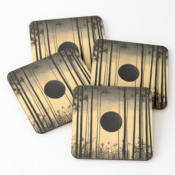 Item preview, Japandi, Wabi Sabi, Black Moon in Bamboo  designed and sold by boojun.