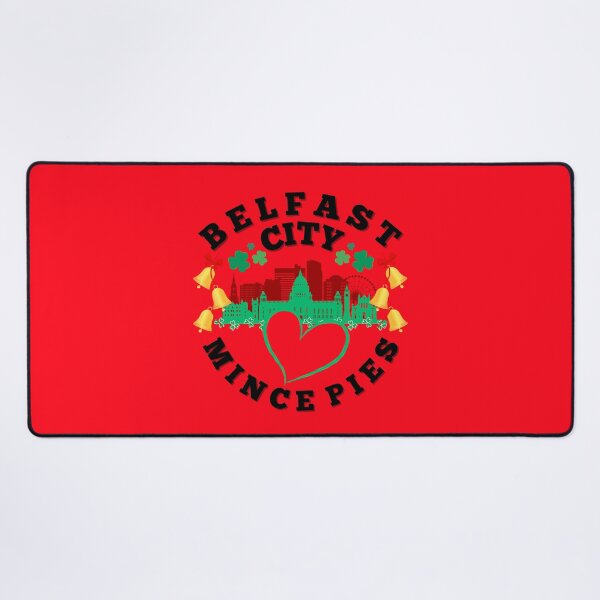 Item preview, Belfast City Loves Mince Pies Cityscape. designed and sold by MPC-Mince-Pies.