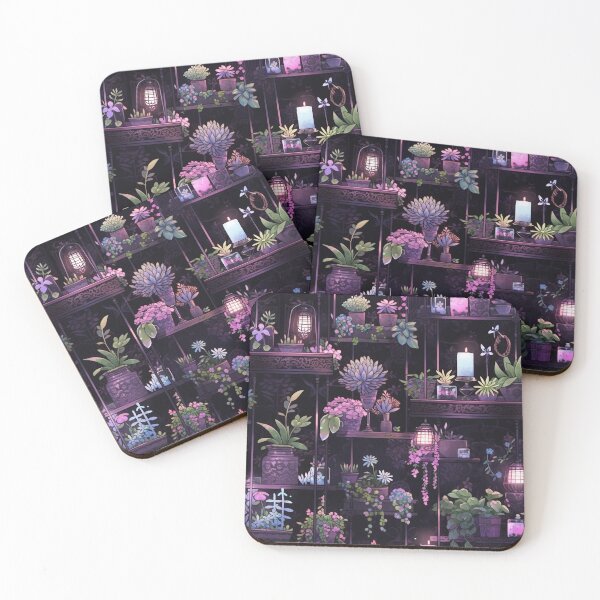 Item preview, Apothecary Witchy Herb Succulent Plant Pattern designed and sold by bennievee.