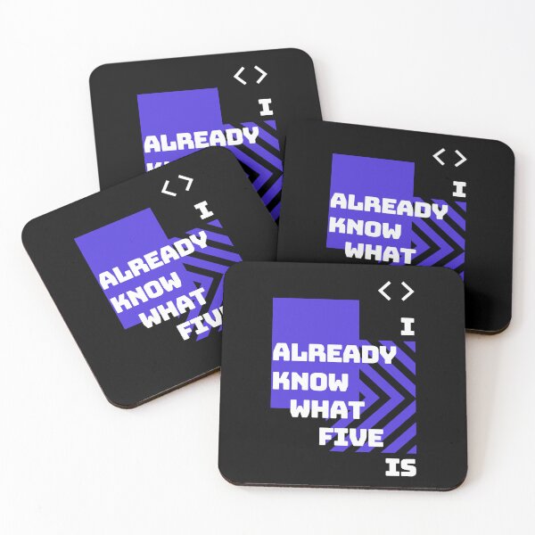 Item preview, I ALREADY KNOW WHAT FIVE IS designed and sold by stas0810.