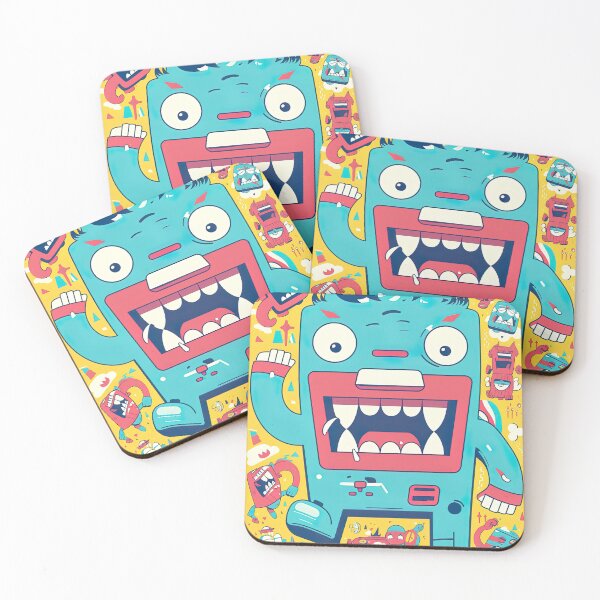 Item preview, Rumble Monster Robots designed and sold by Retro Type.