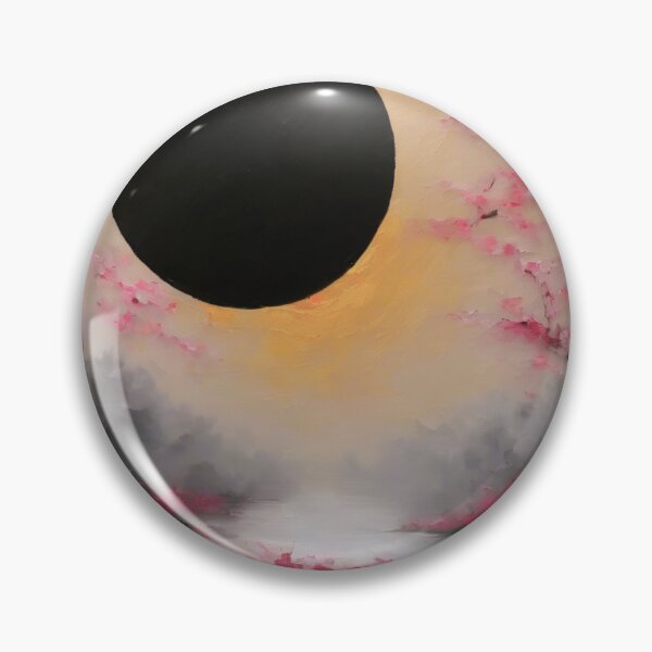 Item preview, Japandi, Wabi Sabi, CHerry blossom, Black Moon  designed and sold by boojun.