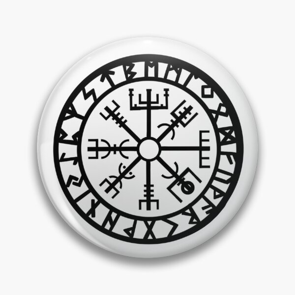 Item preview, Nordic Compass - Black linework designed and sold by Lozzamarie-art.