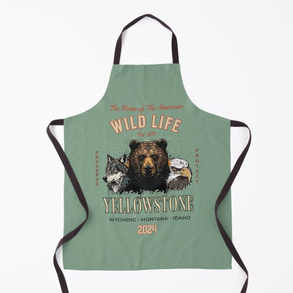 Item preview, Yellowstone National park Vintage Design designed and sold by WanderQuestCo.