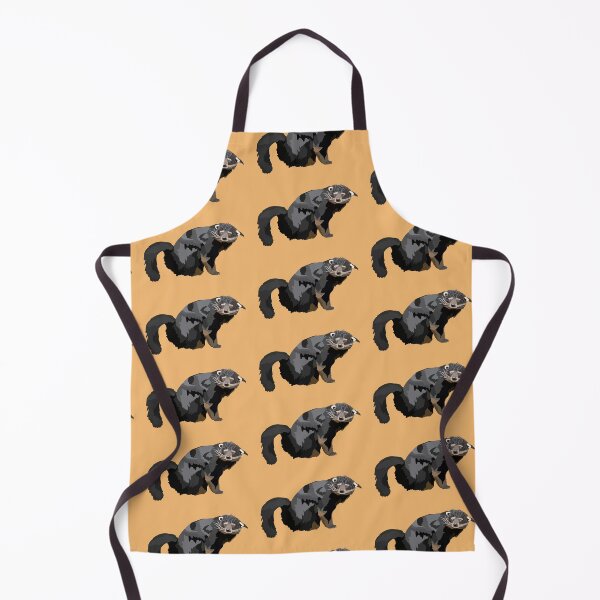 Item preview, B is for Binturong,Binturong Illustration – Curious and Unique Southeast Asian Mammal Artwork designed and sold by PrettylittlepastelUk.