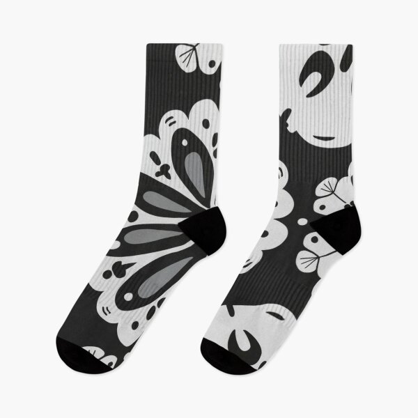 Item preview,  Unique black floral pattern graphics designed and sold by LuckyFamily.
