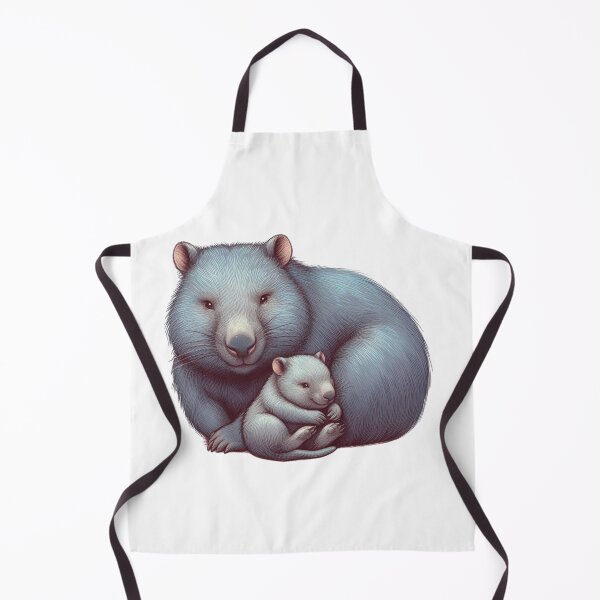 Item preview, Charming Wombat Clan - Whimsical Art Delight designed and sold by Doddlaix.