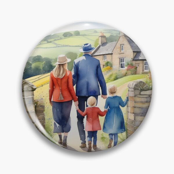 Item preview, A Family in the Country designed and sold by Watercolored-Me.