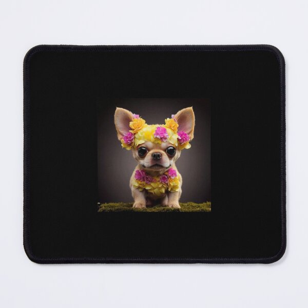 Item preview,  Beautiful chihuahua in flowers designed and sold by ColorMarketNew.