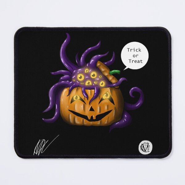 Item preview, Little shoggoth dressing up as a pumpkin for Halloween designed and sold by MarcoVC-Arts.