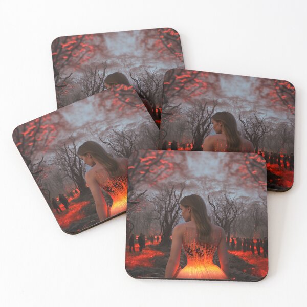 Item preview, The girl with a flammable bio-organic skirt  designed and sold by sethbdoe.