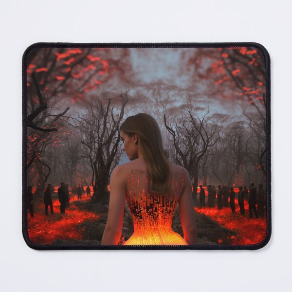 Item preview, The girl with a flammable bio-organic skirt designed and sold by sethbdoe.