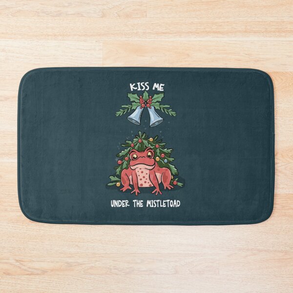 Item preview, Cutout of: Kiss Me under the Mistletoad designed and sold by EmeraldeaArt.