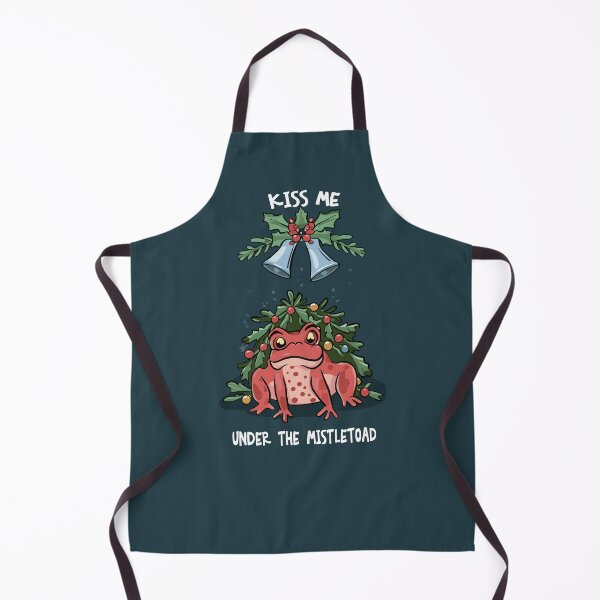 Item preview, Cutout of: Kiss Me under the Mistletoad designed and sold by EmeraldeaArt.
